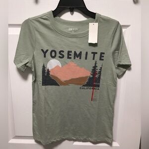 Yosemite California Tee Womens Sz XS New